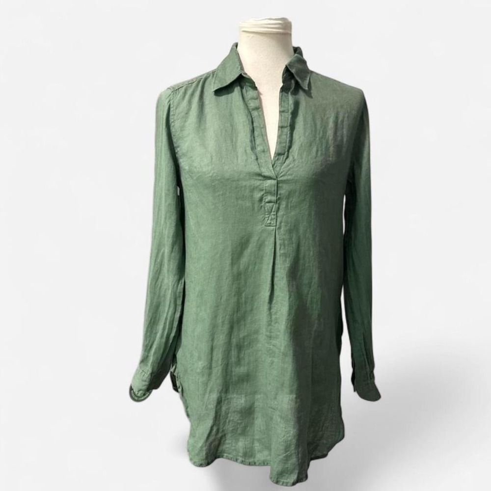 GAP linen tunic top